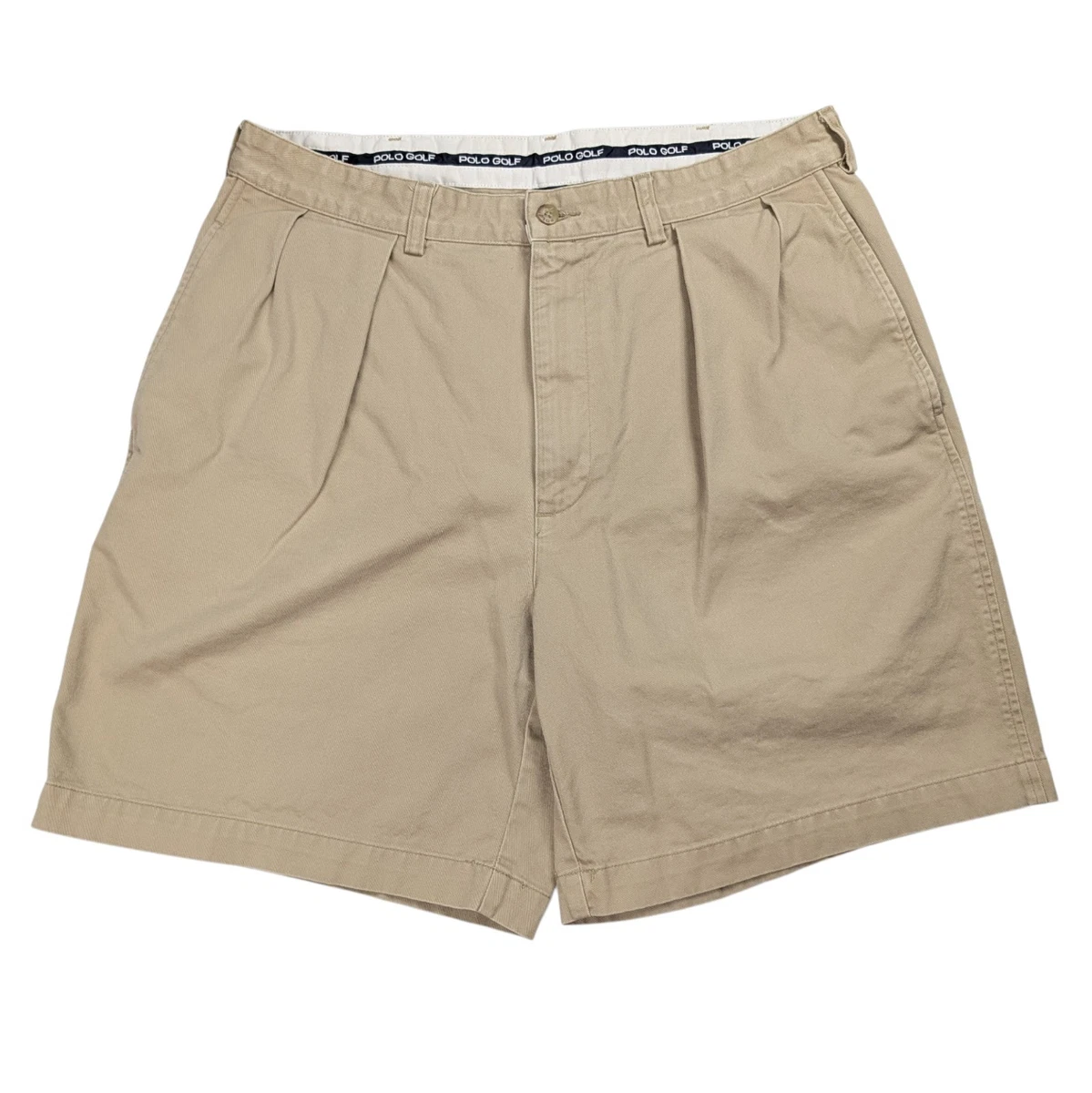 90'S RALPH LAUREN ボックスロゴ ツープリーツ チノショーツ 90'S RALPH LAUREN ボックスロゴ ツープリーツ チノショーツ 90's Polo