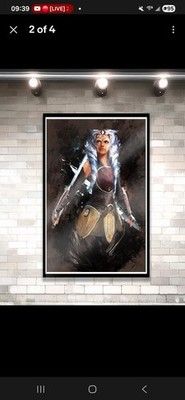Ashoka Tano Oil Art Print by Jason Oakes 20 x  16  Signed Limited Edition