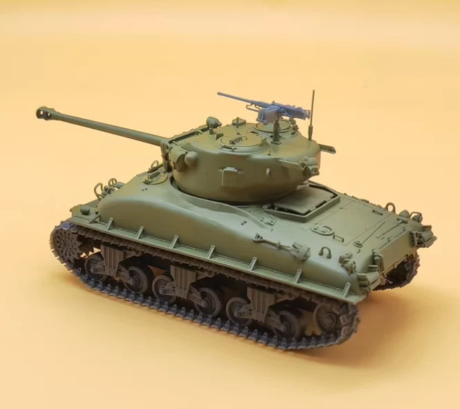 3D printing kit 1/72US M4A1(76)W Sherman Medium Tank Model Unpainted - Image 3 of 4