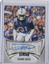 SHAWN DAVIS NCAA Florida 2021 Leaf Draft RC Auto #BA-SD1 Card