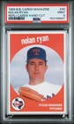 152148847 Nolan Ryan 1989 Baseball Magazine #45 Repli-Cards PSA 9