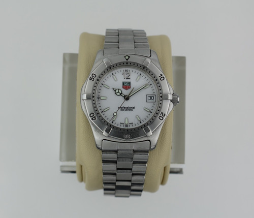 TAG Heuer WK1111.BA0317 Mens 2000 Series Professional Quartz Watch White Silver