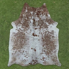 100% Real Natural Rugs Area Cow Hair On Cowhide Skin Floor Rug 69"x61" CC-1285