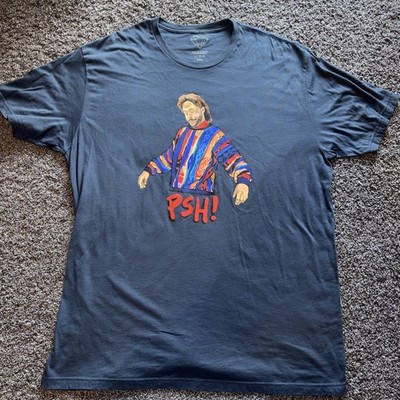 PSH! Funny Ed Bassmaster Blue T-Shirt Unisex Size X-Large