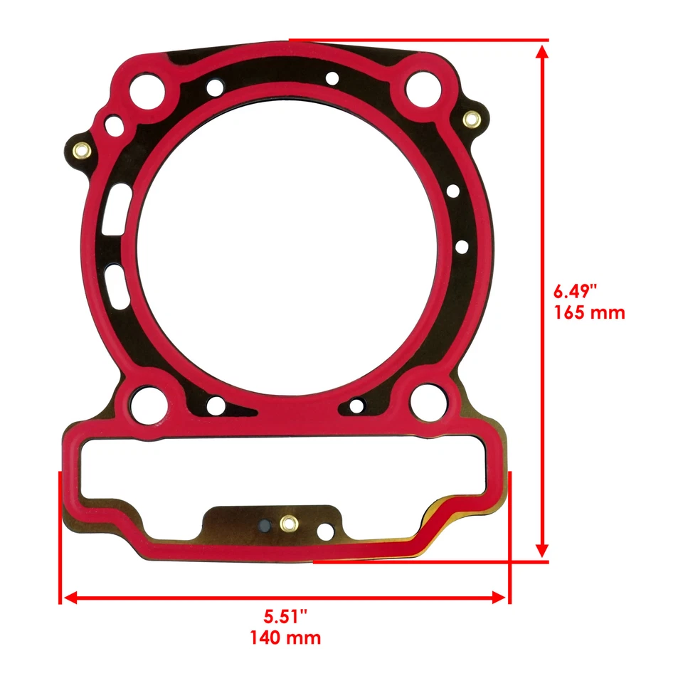 2x Junta de culata para CanAm Defender HD5 4x4 2017-2020 Foto 2 de 4