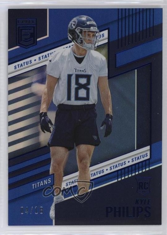 2022 Panini Donruss Elite Rookies Status 4/18 Kyle Philips #170 Rookie RC yl0