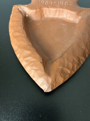 Vintage Sacajawea American Tile Company Arrow Head READ festival Olean Ashtray - Picture 3 of 6