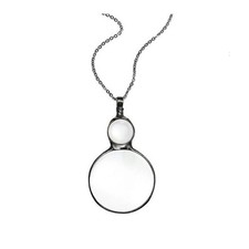 10x Magnifying Glass Necklace for Women, 10x Monocle Loupe Magnifier Necklace...