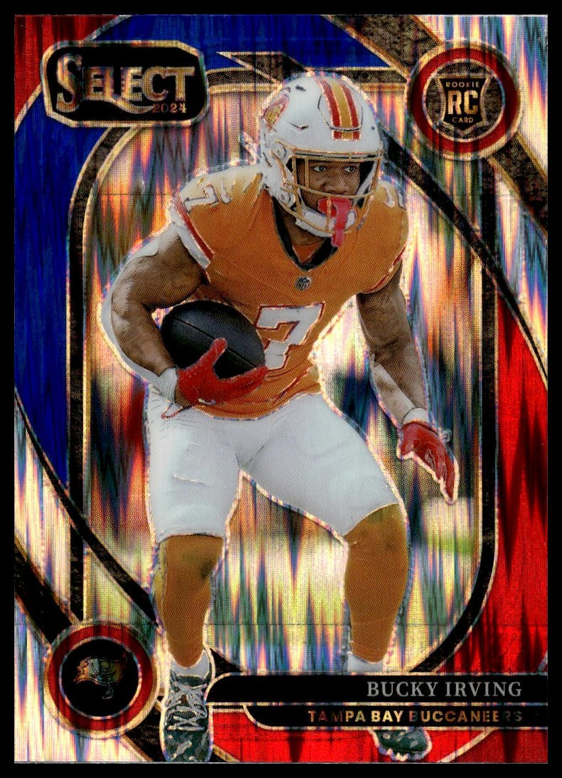Bucky Irving Red Blue Prizm Shock #239