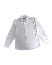 Nautica Mens Performance Super Dress Shirt White Slim Stretch 16-16.5 NWOT