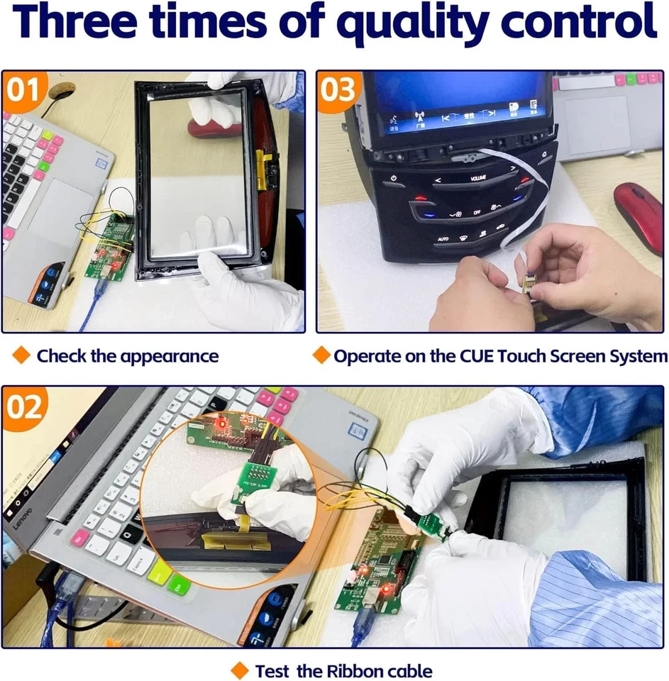 Pantalla táctil CUE recientemente mejorada para Cadillac XTS CTS SRX ATS ESCALA 2013-2020... Foto 3 de 4