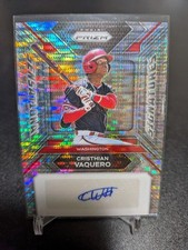 panini prizm Cristhian Vaquero autograph