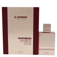 Amber Oud Rouge by Al Haramain Unisex EDP Spray - 2 oz