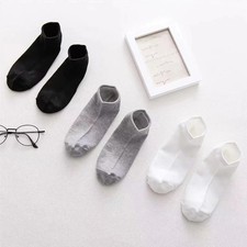 10Pairs Socks Men Women Boat Socks Thin Breathable Comfy Sweat-absorbing A
