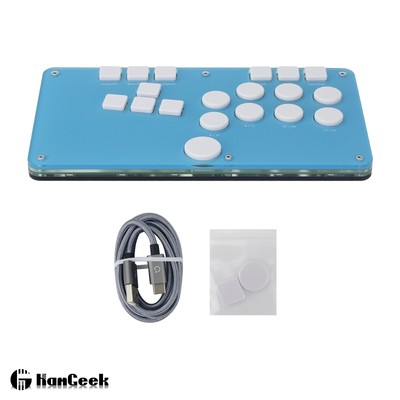 Left-Handed WASD Arcade Controller Fight Stick Game Controller f/ Hitbox Mixbox