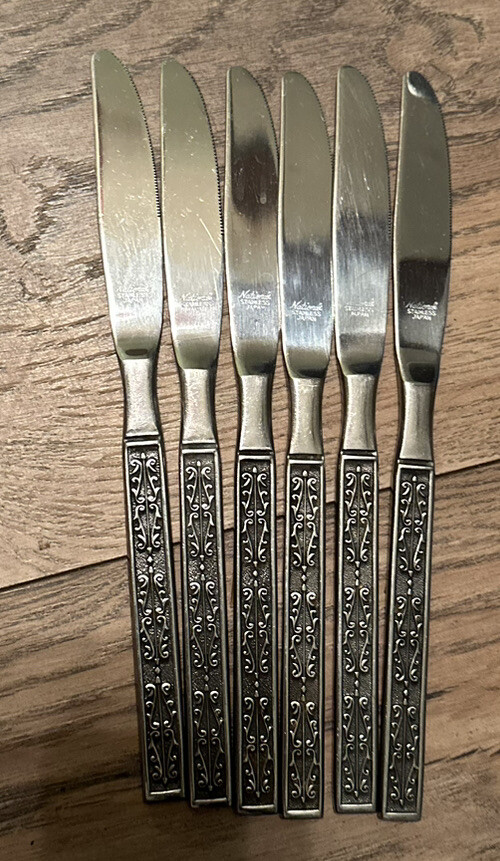 National Stainless Flatware Japan 2 Forks 6 Knives eBay