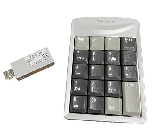 Targus Wireless USB Qwerty Numeric 10-Key Keypad AKP01