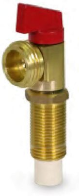1/4 Turn Washing Machine CPVC Valve 1/2'' Inlet Standard Fit - Red or Blue