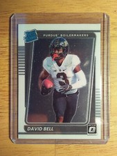 2022 Panini Chronicles Optic Draft David Bell #22 Rated Rookie Refractor-Purdue
