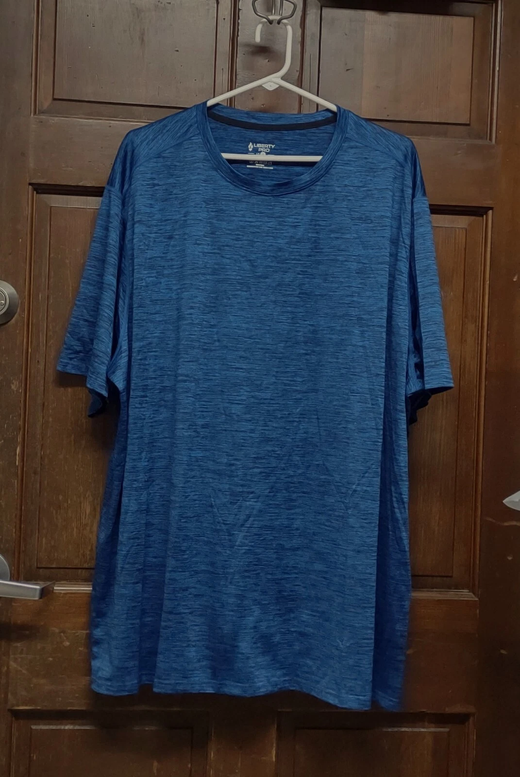 LIBERTY PRO Heather Blue Activewear Athletic T-Shirt Men's Size 3XL