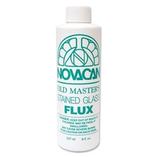 Fundente de zinc multiusos Novacan Old Masters Flux 8 OZ para proyectos de vidrieras