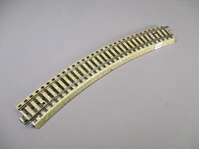 LQ566 MARKLIN 5200 Train Ho 1/87 1 rail courbe avec ballast R 437,4mm - Photo 1/4