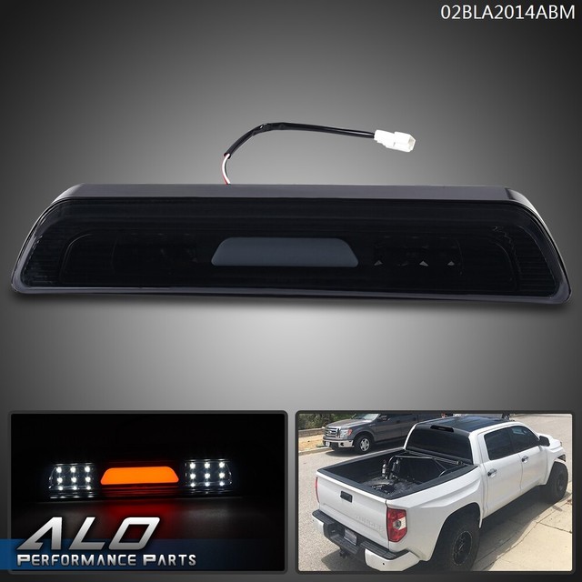 Fits 20072018 Toyota Tundra [Black/Smoke] LED Third 3rd Brake Light