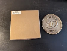 Batesville Casket LifeStories Display Funeral Medallion Magnet  "Beloved Wife"