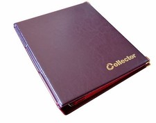 Brown Coin Album for 300 Coins – Mixed Sizes Folder Book with Big Capacity Pages
