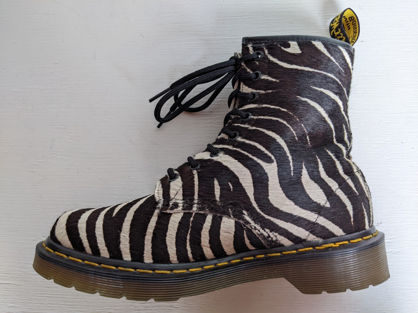 doc martens zebra