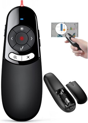 Physical And Digital Pointer Presentation Clicker For Powerpoint Presentations2