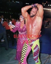 SHERRI MARTEL & RANDY SAVAGE WRESTLER 8 X 10 WRESTLING PHOTO WWF WCW