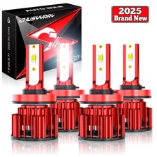 6000K Per Buick LaCrosse 2005-2013 4PZ Fari LED Lampadine Basso Alto Combo