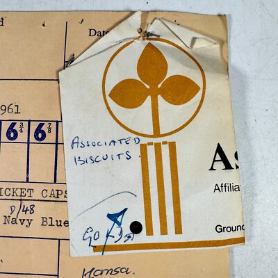Associated Biscuits Cricket Club Purley on Thames 1976 Embroidered Blazer Badge