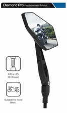BMW K1600GTL Oxford Diamond Pro Motorcycle Rearview Mirror Glass Left Side 10mm