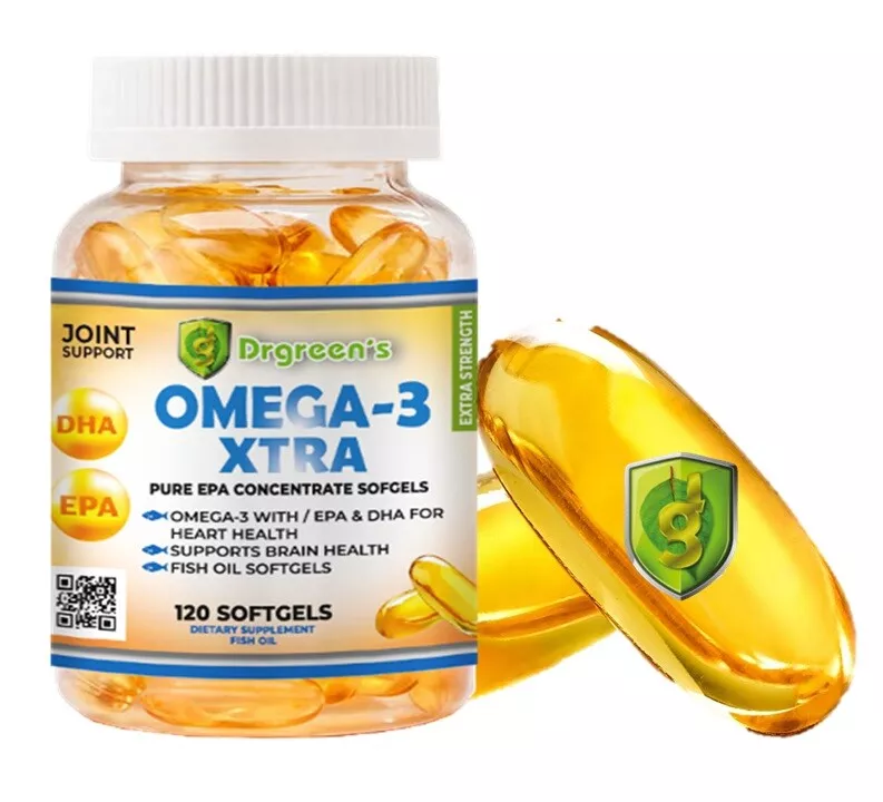 High-Strength Omega-3 EPA and DHA From Cold Water Fish.