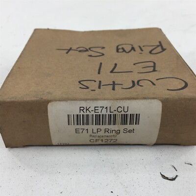 #ad #ad FS Curtis E71 LP Low Pressure Ring Set RK E71L CU CF1272 $49.99