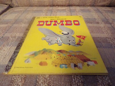 Walt Disney's Dumbo #D3 A Little Golden Book 36th Printing 1974