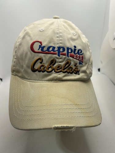 Hat Cabela Crappie USA Distressed