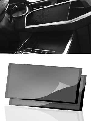 DISSKIN Displayschutzfolie passend für Audi A6/S6/RS6 C8 (2 Teile) Selbstheilend