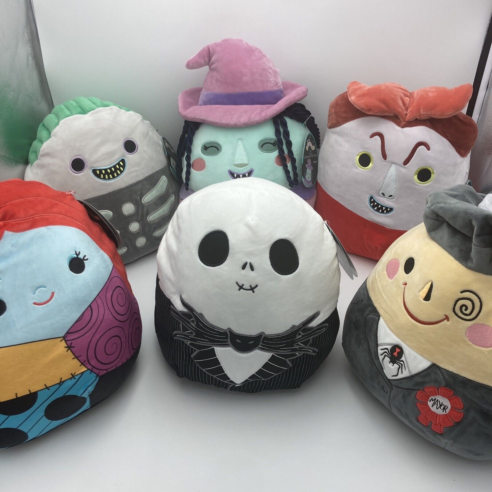 Squishmallows 8 Jack And Sally Nightmare Before Christmas Official ...