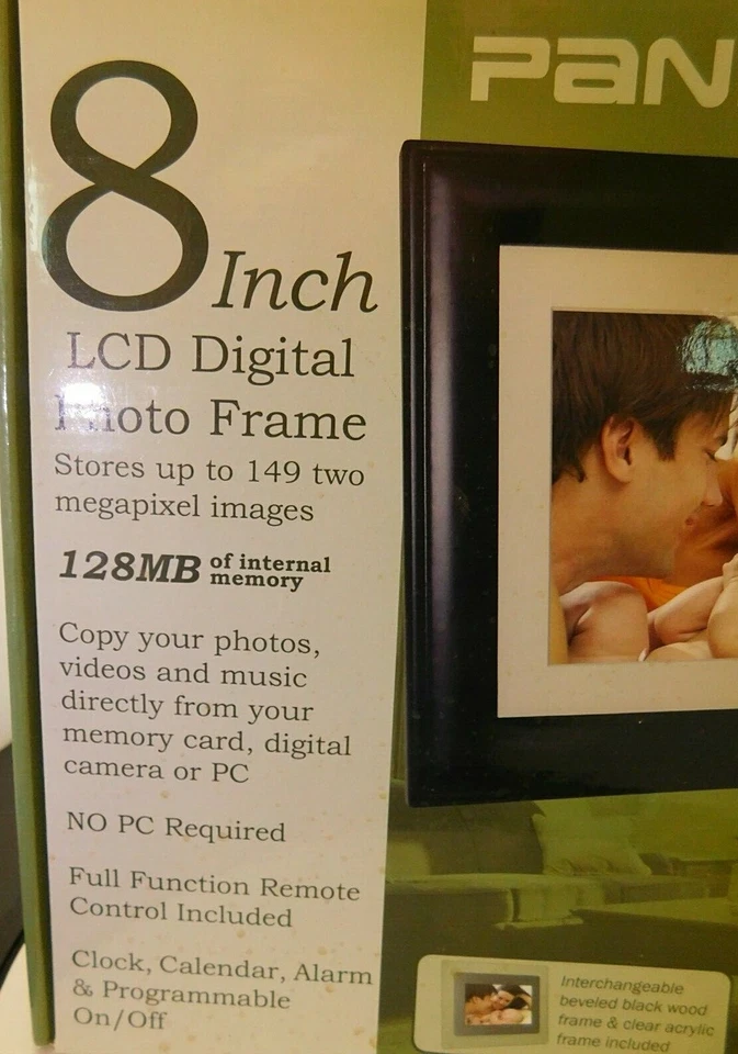 PANDIGITAL Photo Digital Photo Frame 8 inch 128 MB Memory Tru-Photo Frame - NIB - Image 2 of 4