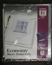 Avery 74097 Sheet Protectors 6 Packs 450 count, acid free, clear, top loading