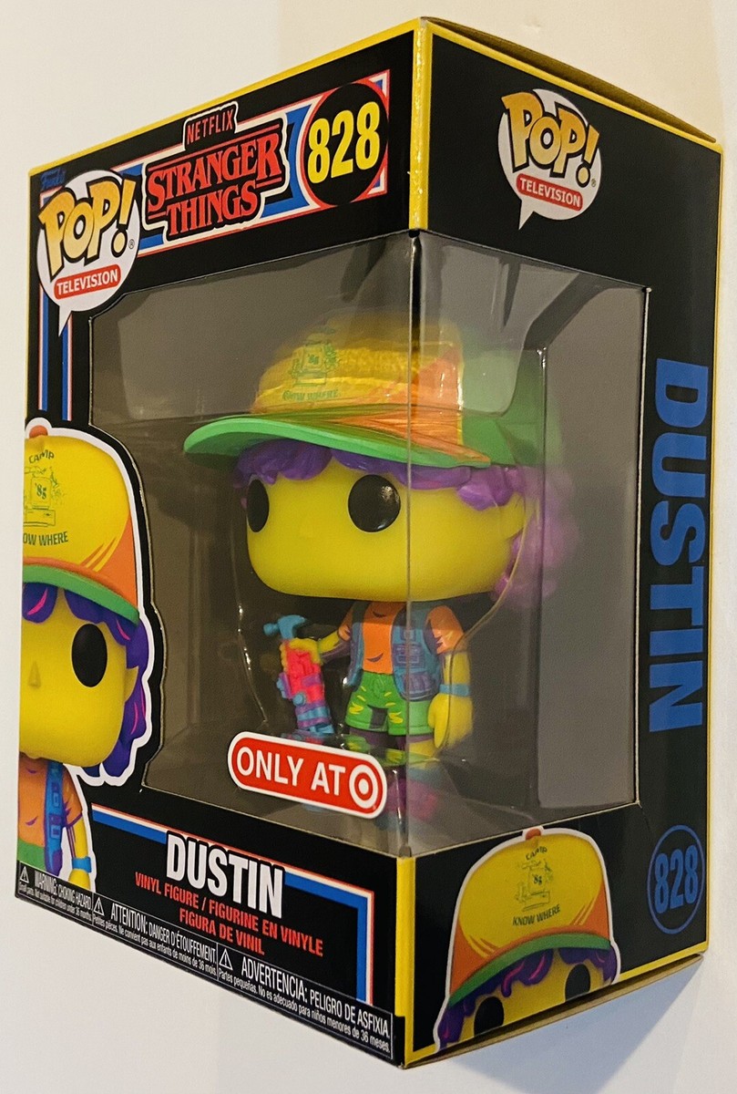 FUNKO POP STRANGER THINGS 828 BLACK LIGHT DUSTIN | eBay