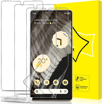 2x Google Pixel 7 Pro Displayschutzfolie Flexible TPU Schutzfolie Kratzres