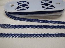 Cluney Navy Lace - 14mm Wide  7094P 10 meters