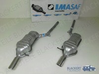 Imasaf ESD Auspuff Endtopfset für Audi A6 Quattro C5 2.7 V6 Bi Turbo 2001-2005