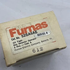 FURNAS ELECTRIC 52SA6AE Oil tight Key Selector Operator Series B USA ⭐