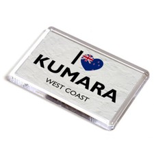 FRIDGE MAGNET - I Love Kumara, West Coast - New Zealand