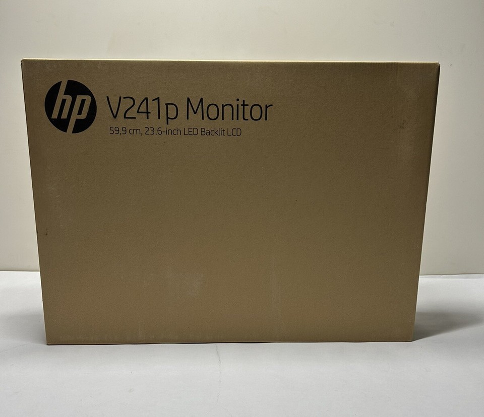 HP V241p 24" Widescreen LED Backlit Monitor 1920 x 1080 Brand New